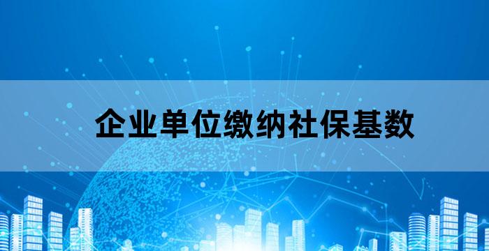 公司缴纳社保的基数