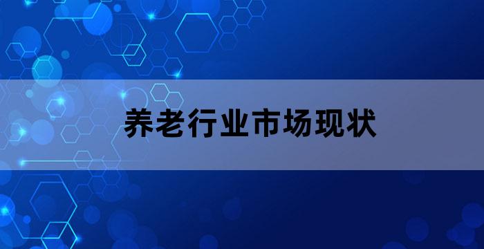 养老市场现状