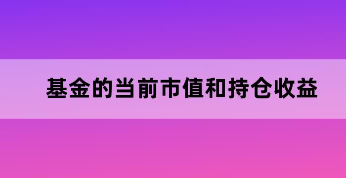 基金持仓收益与实际收益