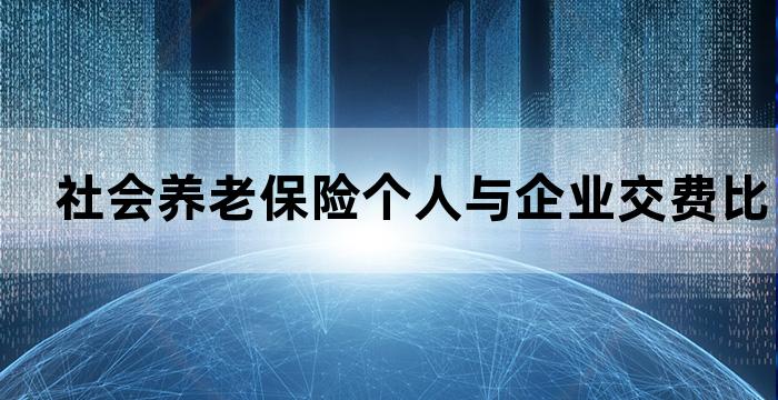 企业缴纳基本养老保险费的比例