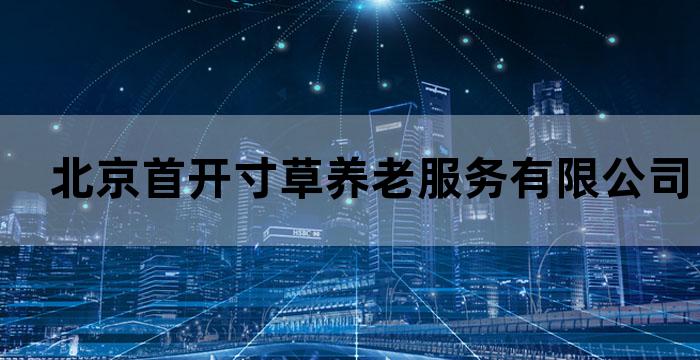 北京首开寸草养老服务有限公司价格