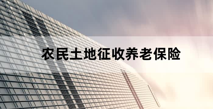农业户口职工退休养老金