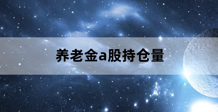 养老基金 股票