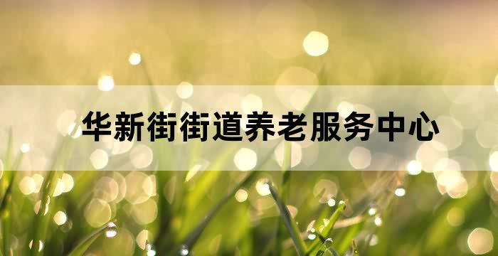 万新街居家养老服务中心