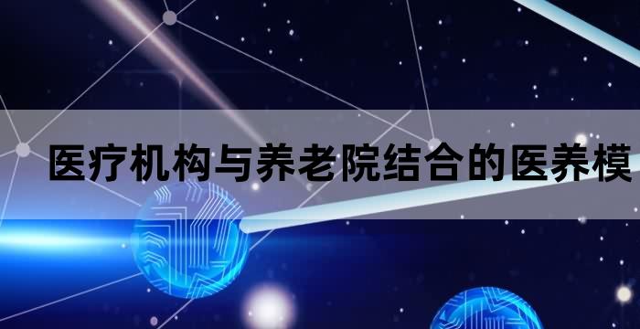 医养结合机构养老服务模式