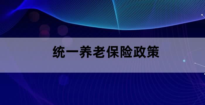 养老保险国家统筹