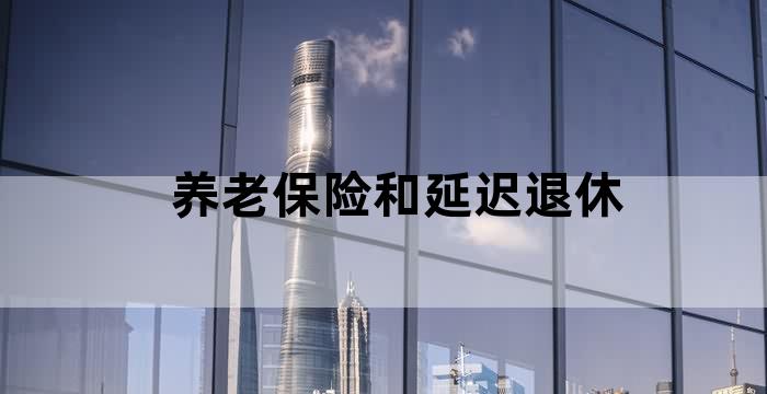 延迟退休 个人养老金