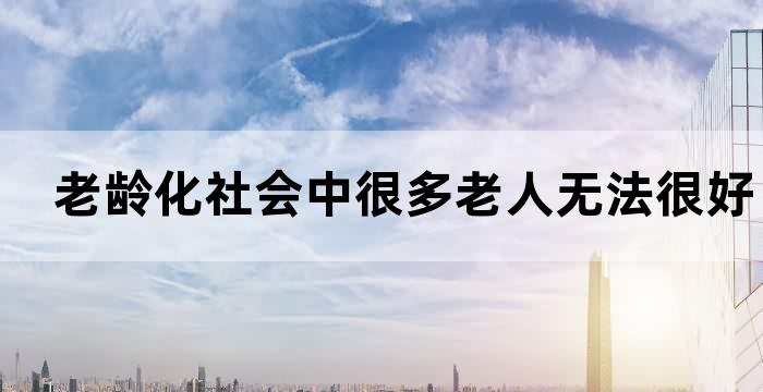 在养老院养老的老人们所面临的问题