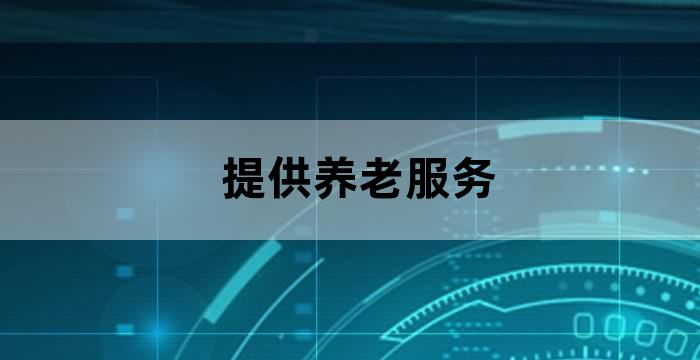 老人养老服务机构