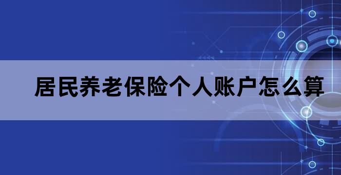 养老保险个人缴费 个人账户