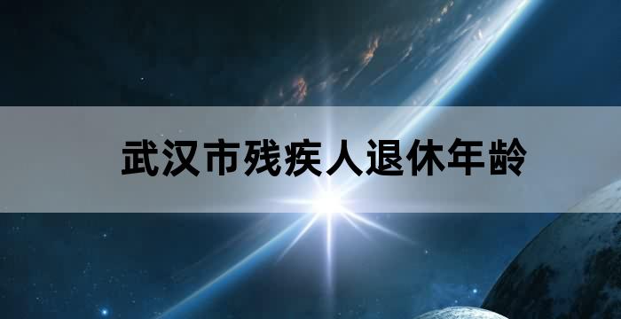 武汉市残疾人联合会