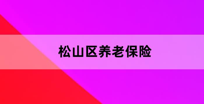 松江区高级养老社区