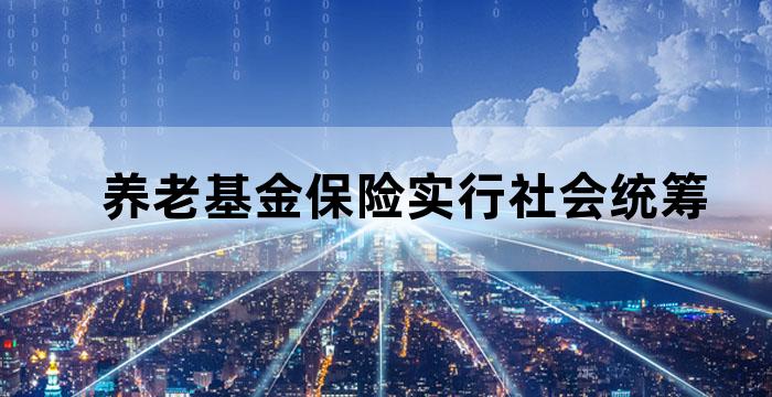 养老保险社会统筹基金