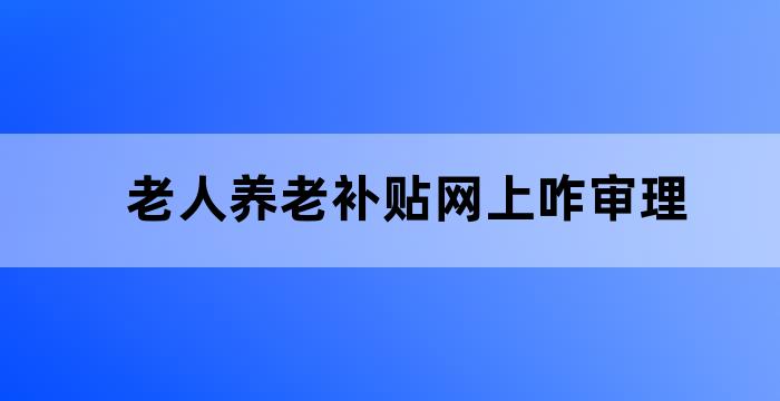 老人服务补贴政策