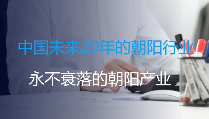 中国未来20年的朝阳行业